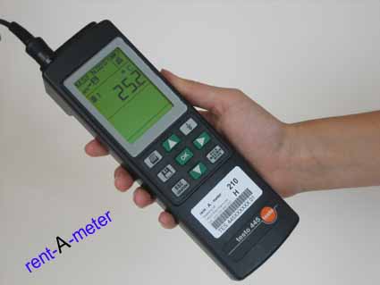 Mieten Sie ganz einfach: Testo 445 Multifunktionales Mess-System. TES 445xxxxxx 