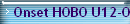 Onset HOBO U12-O12  4K Logger