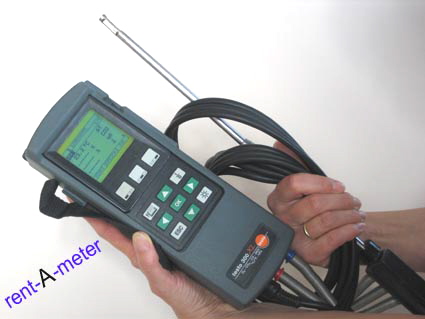 Mieten Sie ganz einfach: Testo 300 XL Rauchgas- / Abgas- / Analysegert. TES 300XLxxxx